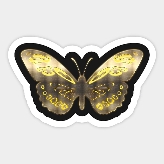 butterfly Sticker by melcu